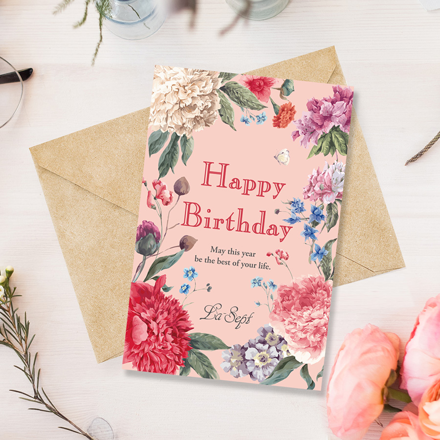 La-Sept Birthday Card