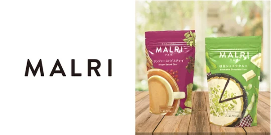 MALRIのロゴとパッケージ